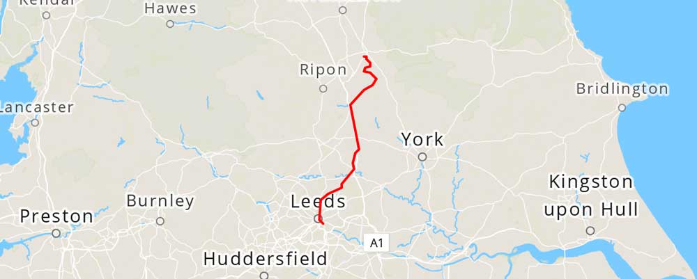 Map from Strava