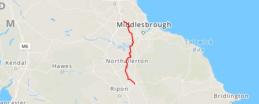 Map from Strava